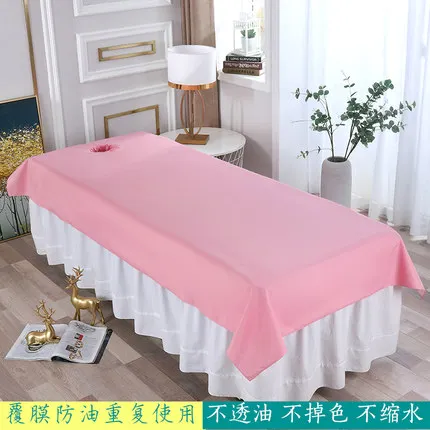 Waterproof Oilproof Beauty Salon Bed Sheets SPA Massage Skin-friendly Filmed Bed Table Cover Sheet for Salon Barbershop