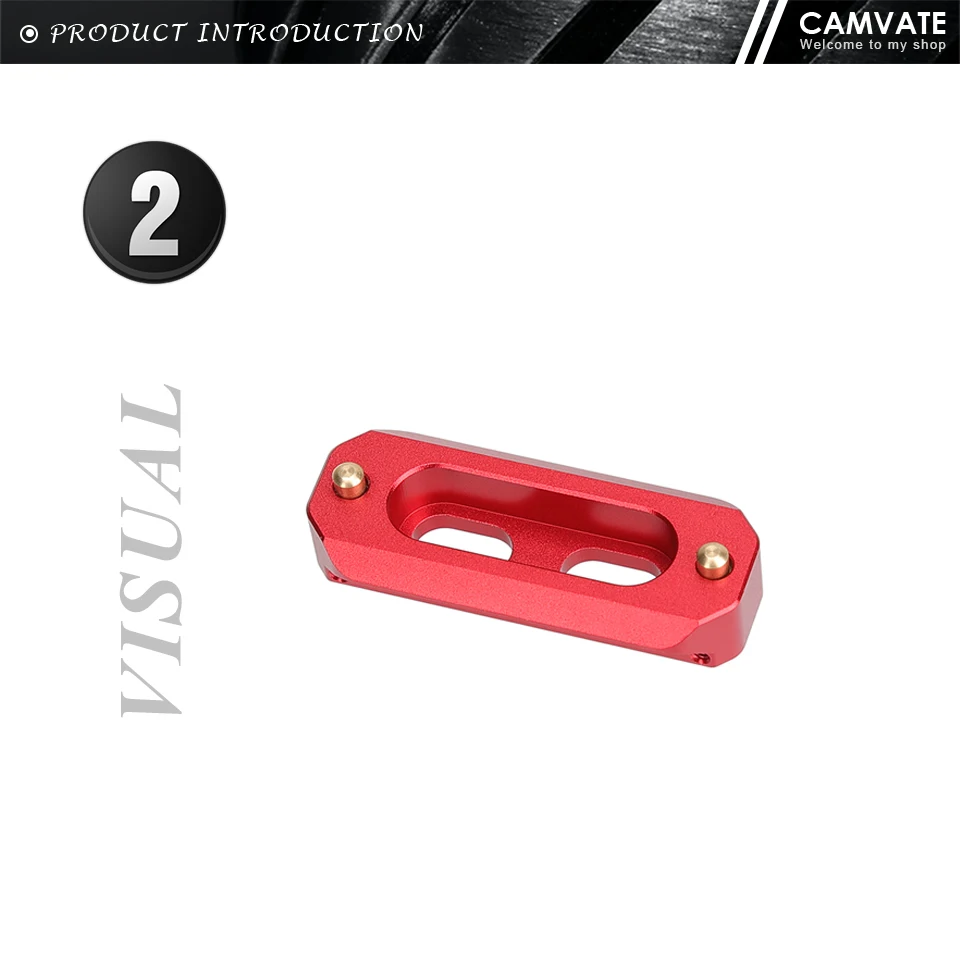 Standard 50mm Quick Release NATO Rail Bar With Anti-fall Spring Pins For SlideMo