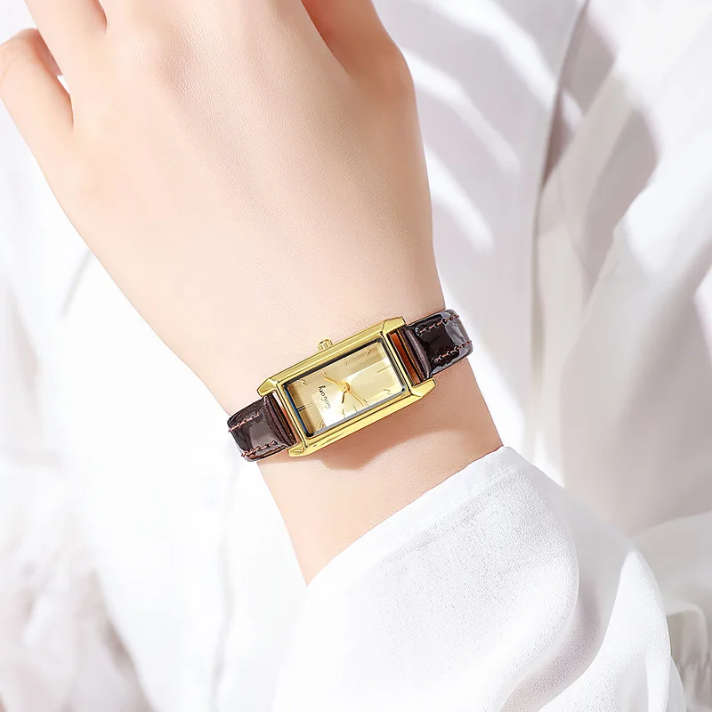 Luxury Watches for Women Retro Female Watch Ladies Belt Black Quartz Wristwatches Montre Femme Relogio Feminino Gifts - 2