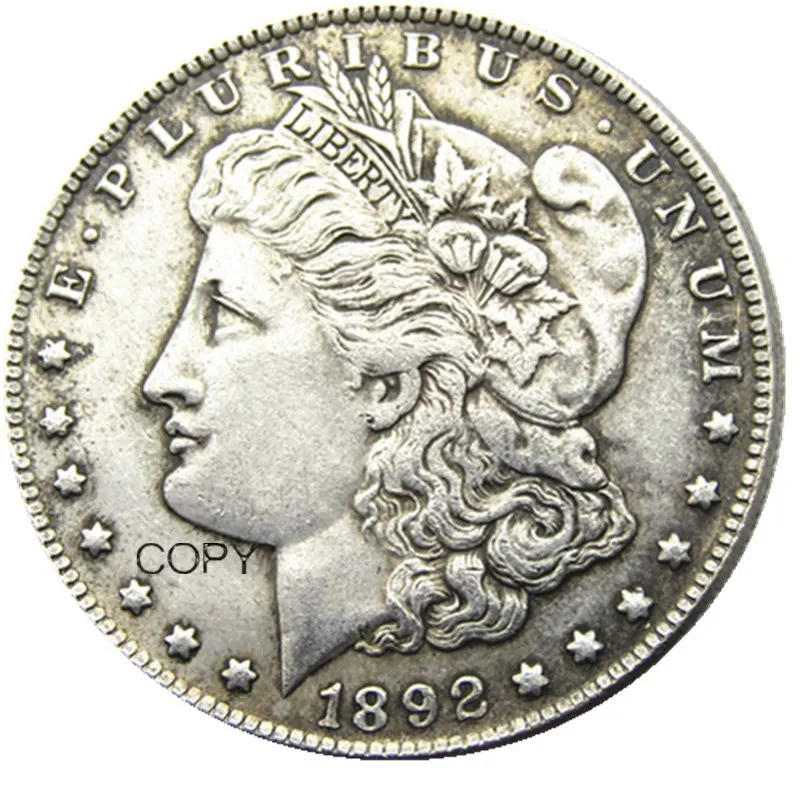 

Монета с посеребренным покрытием $1892 США