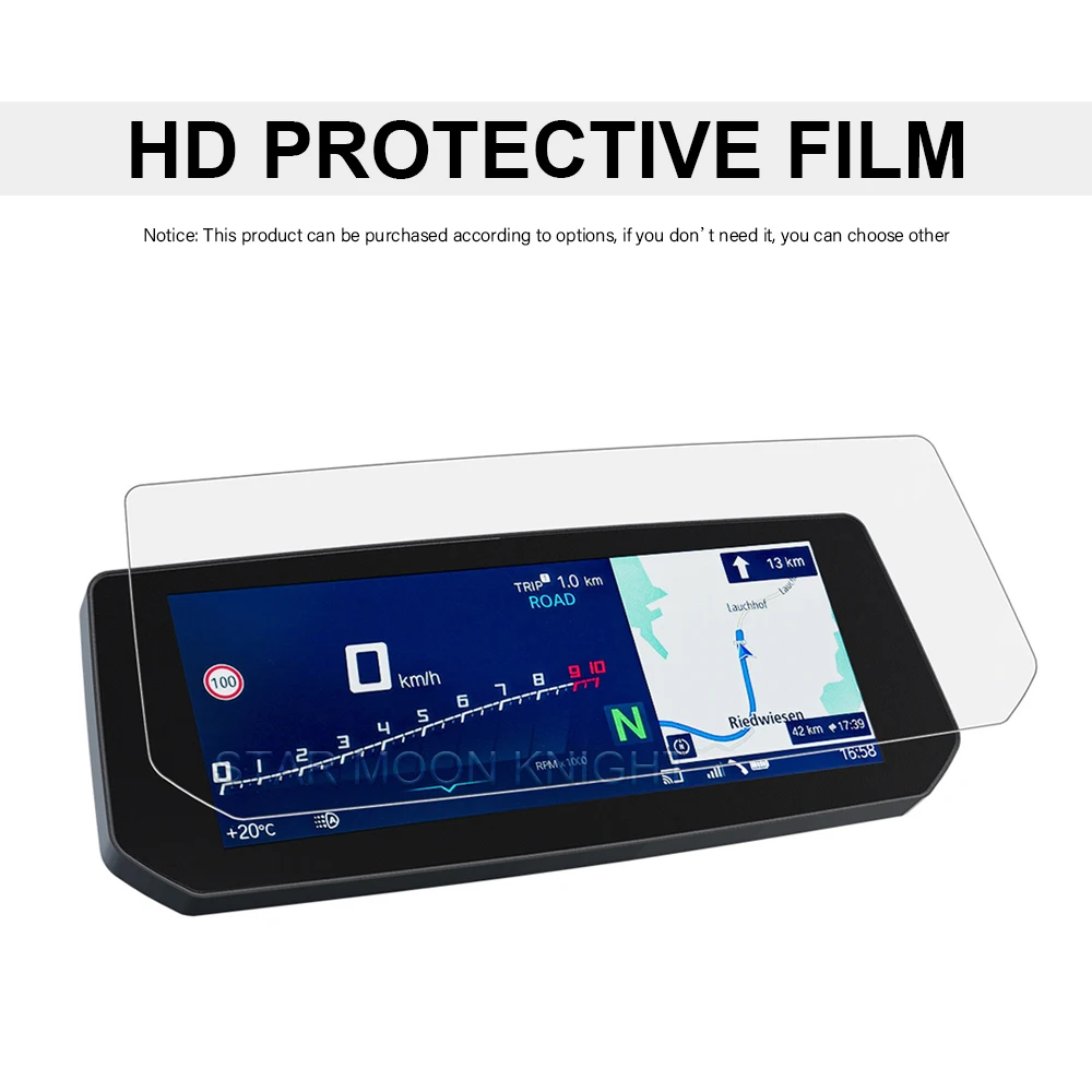 Advanced Glare Protection Screen Visor and Meter Cover Guard for Motorcycle Cockpit TFT Display