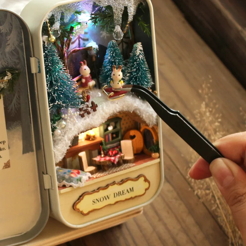 

Micro Landscape Handmade Model House Toys Creative Birthday Gift Diy Box Cabin