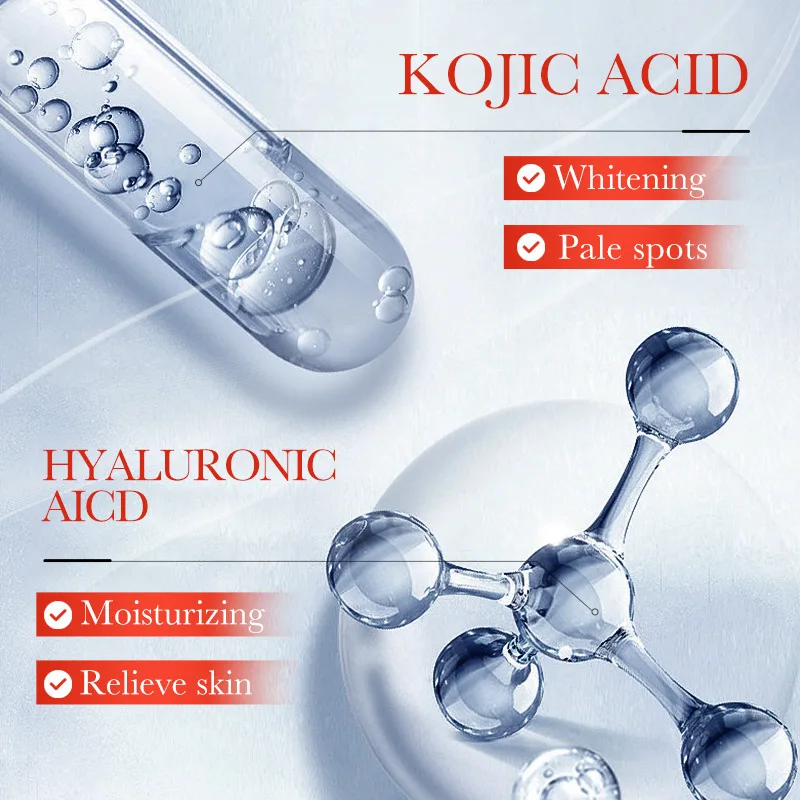 SADOER Kojic Acid Whitening and Freckle Removal Cream Moisturizing Facial essence Anti-Aging Face Serum Skin Care Products