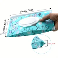 2pcs/set Wipes Containers Reusable Portable Wet Wipe Pouch Wipe Dispenser Container Travel Wet Wipe Holder Thanksgiving Day Gift 2