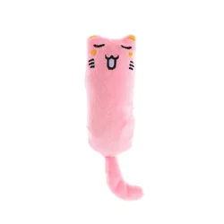 Charming Interactive Catnip Plush Toy - XS (Pink)
