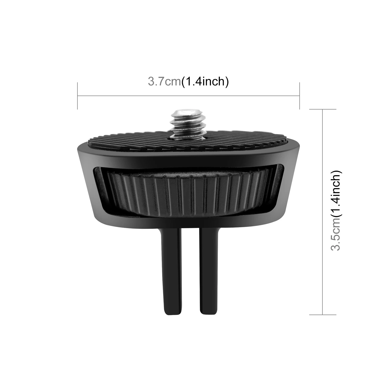 PULUZ 나사 조절식 ABS 액션 카메라 삼각대 어댑터, 1/4 인치