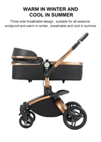 Poussette bébé voiture pour landau pour nouveau-né bébé accessoires bébé Buggy infantile 3 en 1 poussette avec siège auto poussette de luxe 6