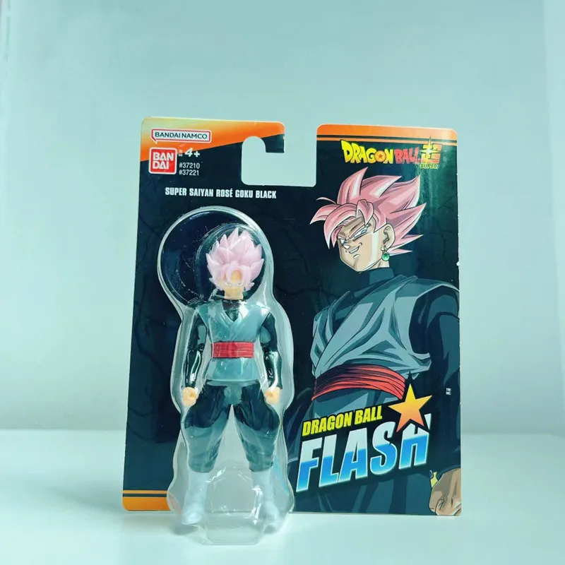Originale Bandai Dragon Ball Anime Figure Flash Black Goku Action Figurine Suuper Saiyan Model Toys