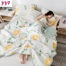 YanYangTian – couvre-lit d'été à carreaux pour lit simple ou double, housse de couette, couettes, 135 90