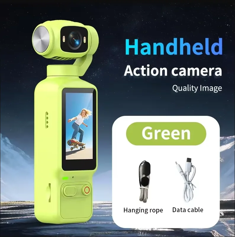 Ultra HD 4K Rotatable Action Camera for Vlogging & Life Recording