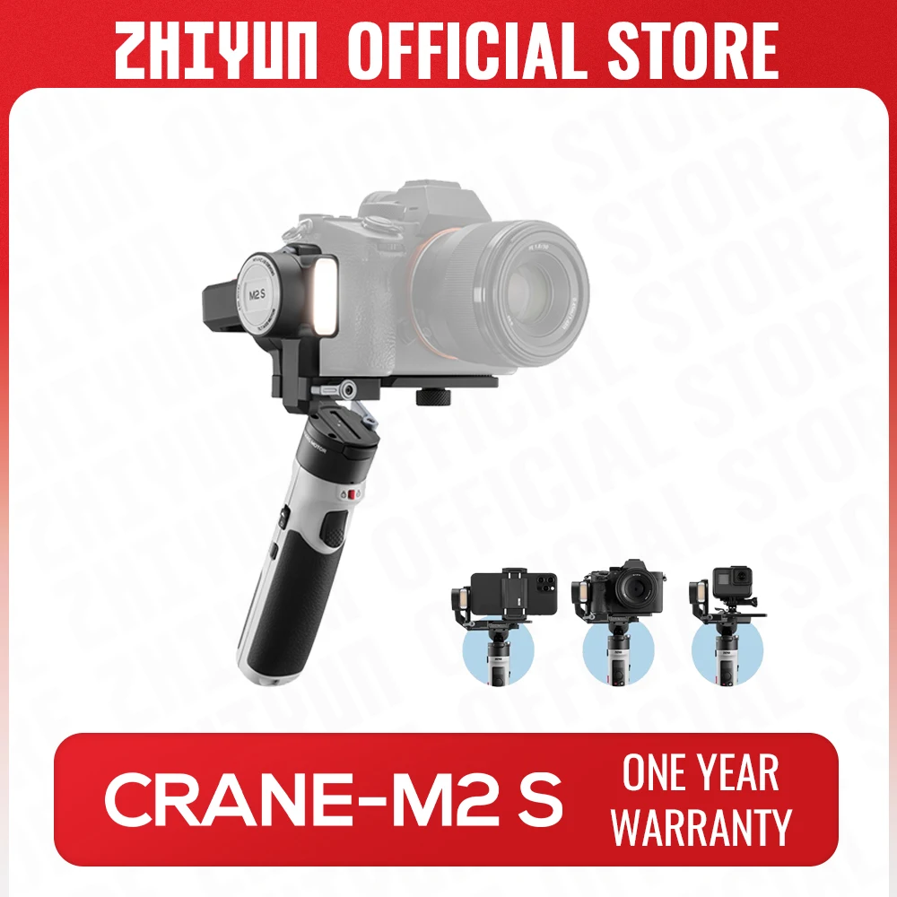 Zhiyun-CRANE M2S 公式クレーンm2s,3軸ミラーレス,カメラ 