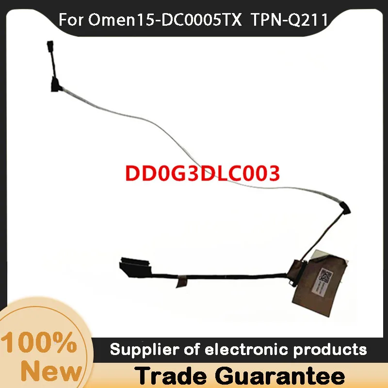 

Новинка, для ноутбука HP Omen15-DC0005TX, кабель для ЖК-экрана, 30 контактов, кабель DD0G3DLC003 TPN-Q211 FHD