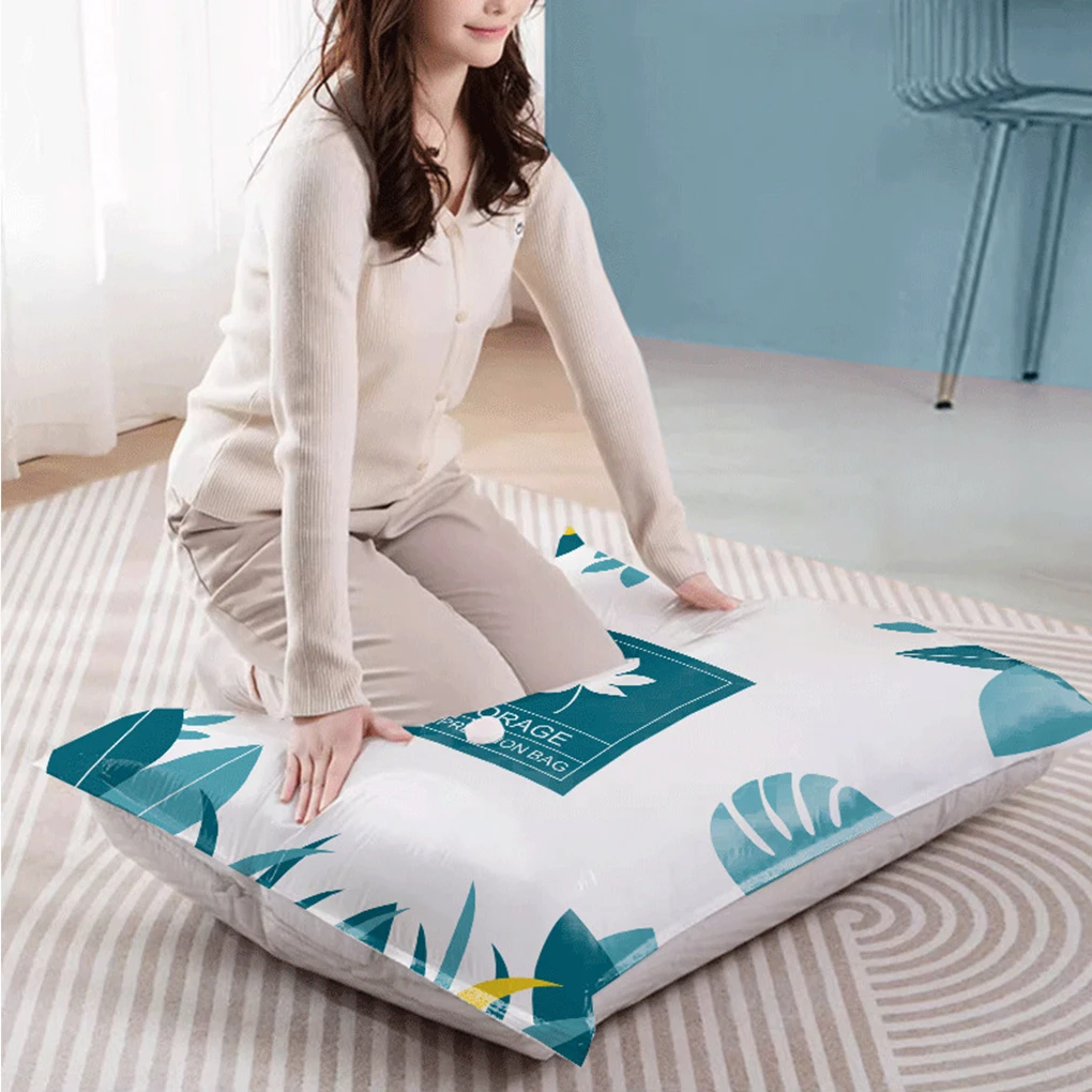 1/3/5PCS Vacuum Storage Bags Space Saver Bag Closet Organizer Travel Air Pump Quilt Thickened Vacuum Compression Bag 5