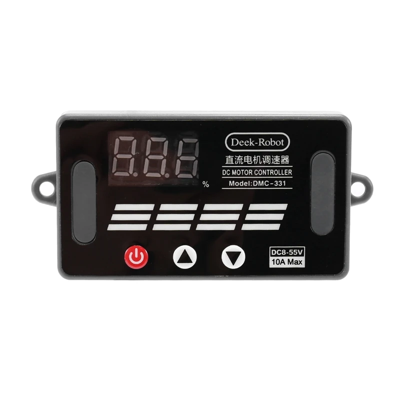 

DMC-331 10A DC PWM контроллер скорости двигателя DC8V-55V Цифровой Регулируемый регулятор скорости переключатель регулятора