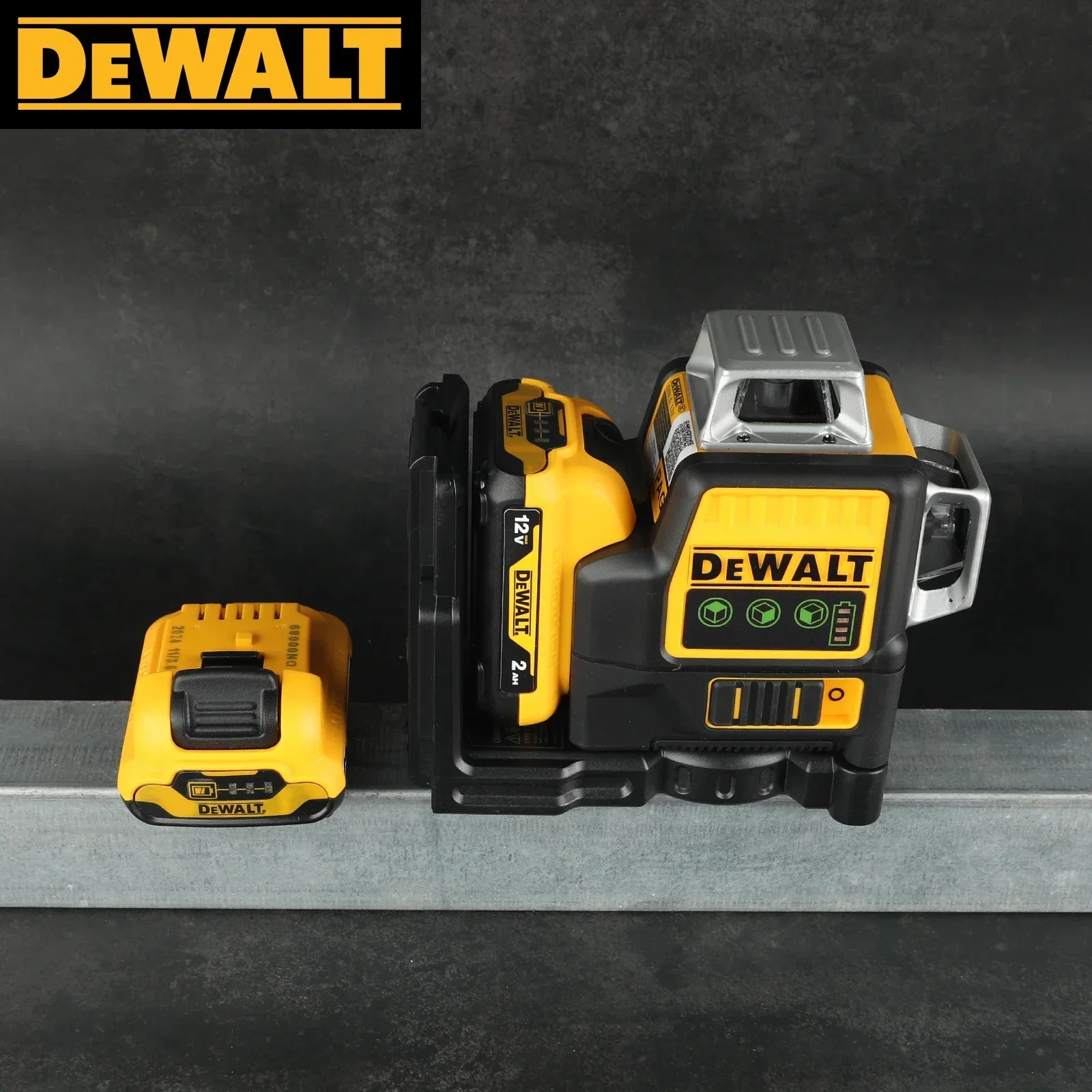 Dewalt DW089LG Laser Level 3 Sides*360 Degree Vertical Lines Horizontal 12V Lithium Battery Green Light Level Meter Outdoor laser level