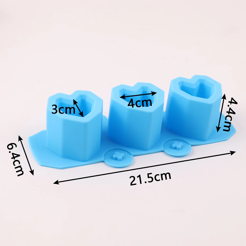 3-cavity Small Silicone Round Flowerpot Mold Clay Mold, Handmade 3d Ice Cup  Mold - Temu
