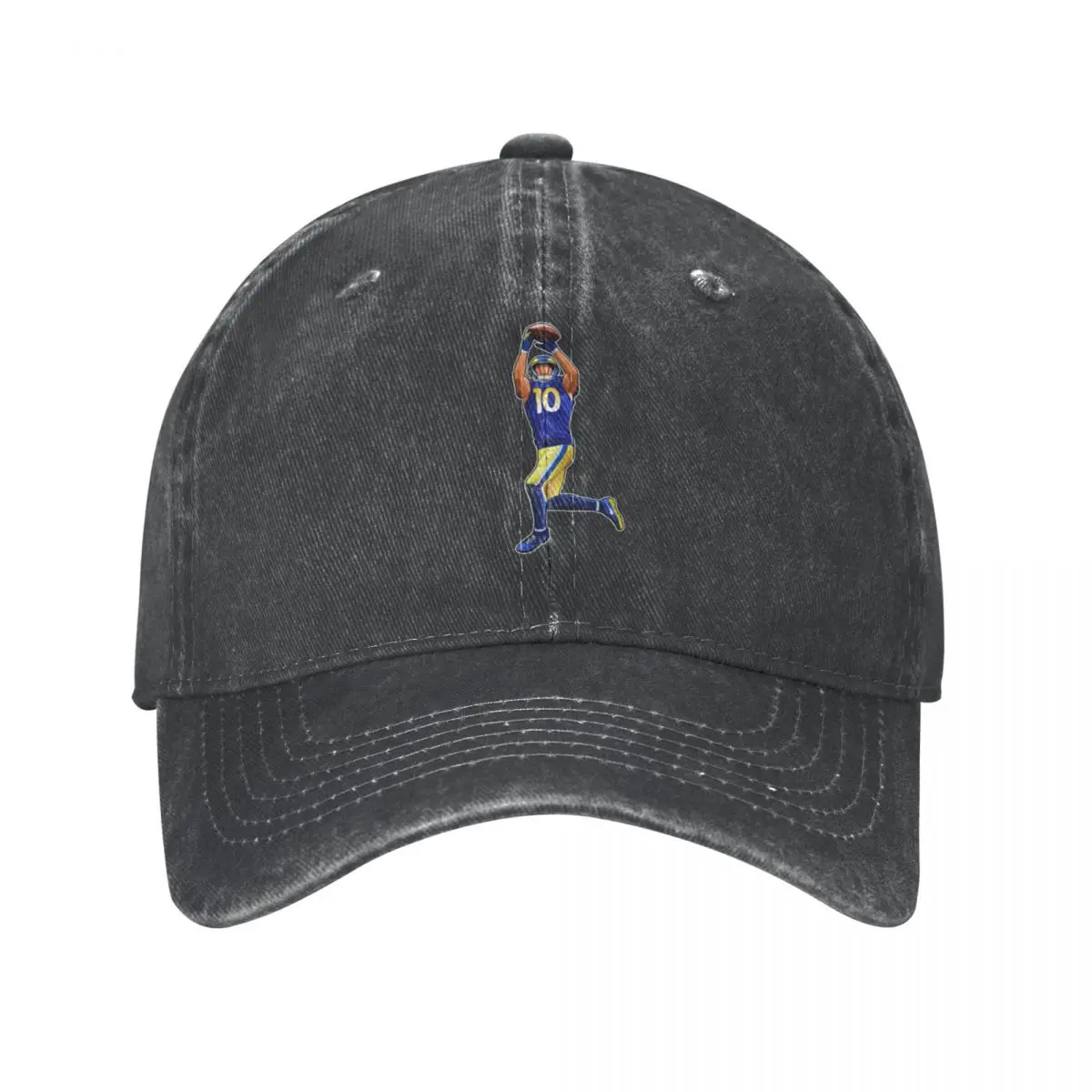 

Cooper Kupp #10 Catch The Ball Baseball Cap Icon Vintage Caps Caps For Women Men'S