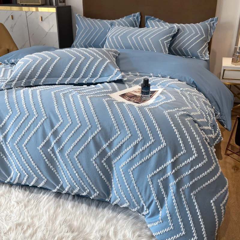 

Egyptian Cotton Bed Sheet SolidColor Quilt Cover Bedlinen Bedding Set King Queen Size Bed Linen Duvet Cover Bed Sheet Pillowcase
