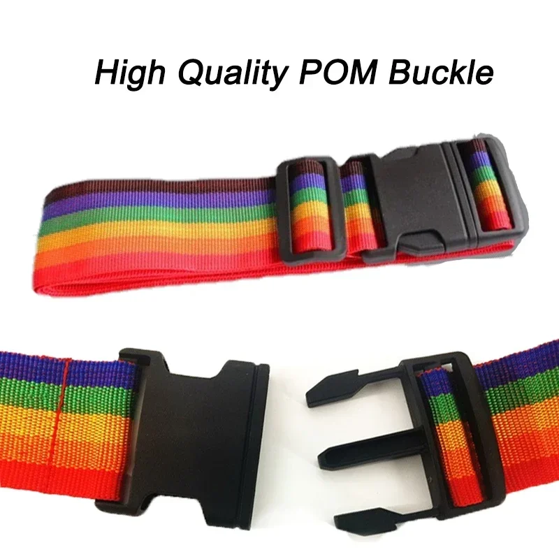 Travel Luggage Strap Adjustable Travel Suitcase Buckle Strap Packing Seat Belts Baggage Secure Anti-theft Luggage Bundling Belt