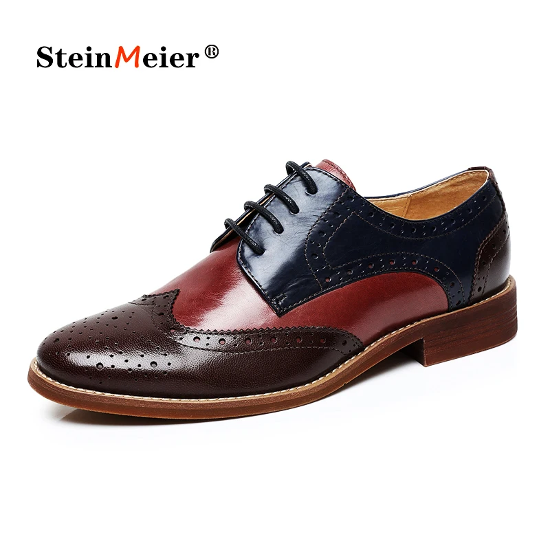 Women's Leather Summer Platform Sneakers Flat Casual Pink Oxford Shoes Loafers Moccasins Spring Vintage for Woman Trend New