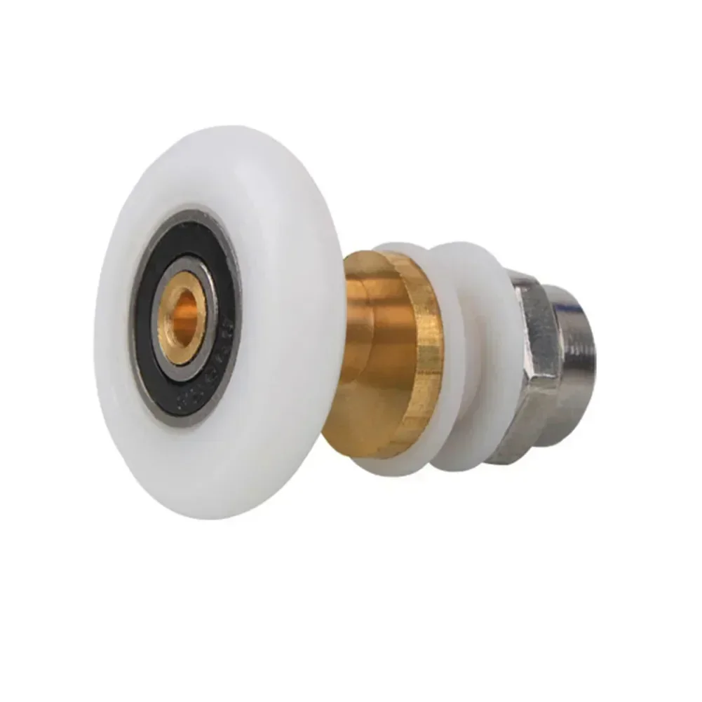 4 PCS 20/23/25/27mm Door Rollers Shower Glass Sliding Door Hanging Wheel Roller Bathroom Sliding Cabinet Eccentric Pulleys