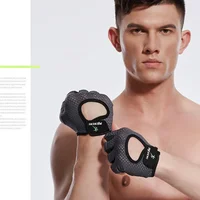 Gym Fitness Gloves Power Weight Lifting Women Men Bike Gloves Half Finger Hand Protector Body Building Cycling Fingerless Gloves 2