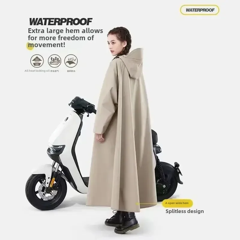 1PC Thickened Adult Waterproof Motorcycle Raincoat Durable Electric Car Rain Coat For Men & Women Riding Gear Special Raincoat motorcycle raincoat raincoat suit bike raincoat