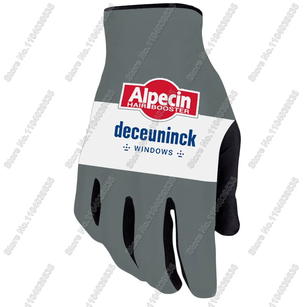 Alpecin Deceuninck Cycling Gloves Team Men Gel Half Finger Bike Glove Road Bicycle Jerseys MTB Guante Ciclismo Maillot
