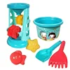 23PCS Summer Beach Set Toys For Kids Digging Sand Plastic Bucket Watering Bottle Shovels Children Beach Water Game Toys Tools 5