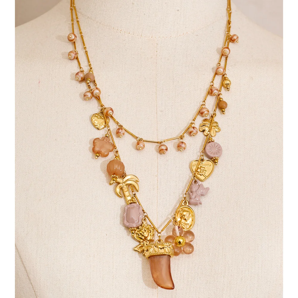 Yhpup 2026 Double-Layer Chain Necklace