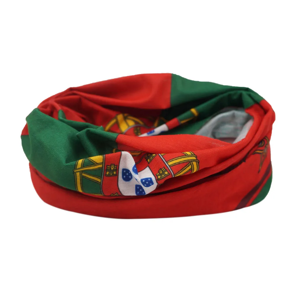 Portugal Flag Bandanas Outdoor Sports Hiking Camping Cycling Face Mask Tube Scarf Portuguese Windproof Neck Gaiter Balaclava