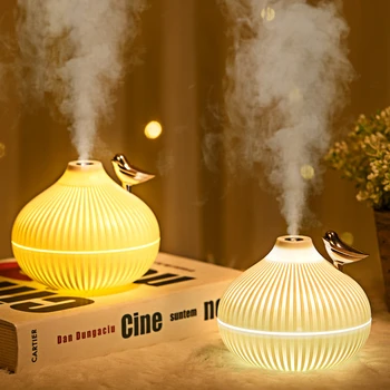 300ml USB Air Humidifier Mini Water Aroma Diffuser with Warm LED Night Light for Home Room Ultrasonic Cool Mist Humidificador 1