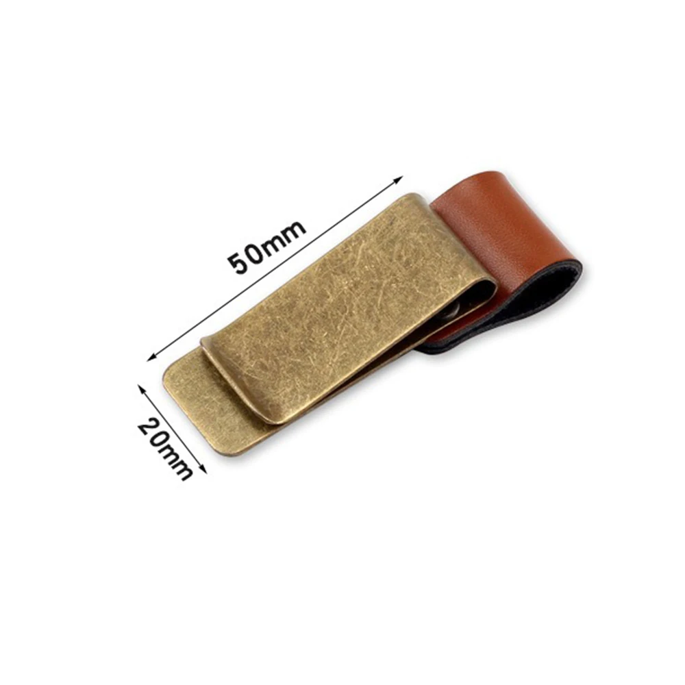Retro Pure Copper Stainless Steel Pen Clip Multi-purpose Metal Bill Clip Suitable For Notebook Memo Note Sticker Label 1PC pen clip
