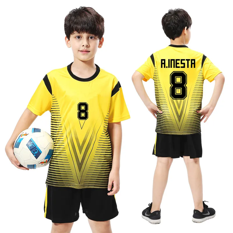 Youth Kids Soccer Sets Survement Child Boy Football Jerseys Shirts Uniforms Sports Kit Clothing