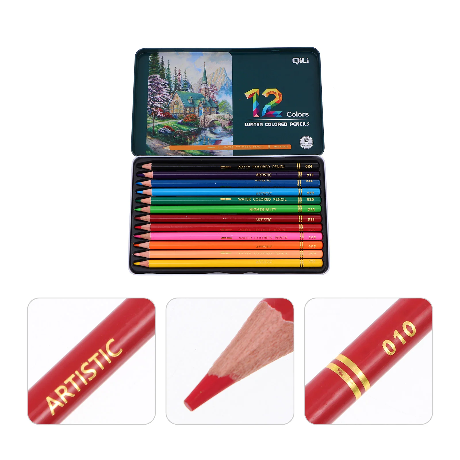 

Colored Pencils Major Bright Multi Wood Drawing Graffiti Sketch Student Water Soluble Watercolor
