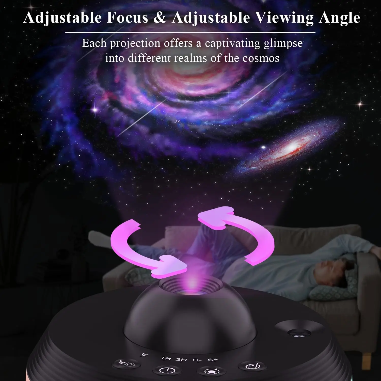 13 in 1 Star Projector Projector Night Light 360 Degree Rotating 4K HD Galaxy Projector Bedroom With Timer Planetarium Projector 4