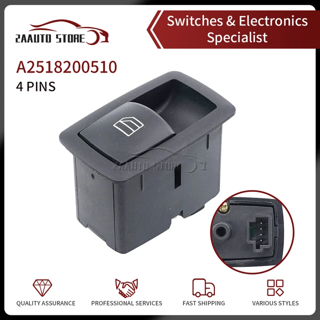 Interrupteur de lève-vitre électrique Fenêtre DR AR pour Mercedes W251 R300