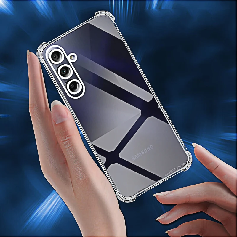 Luxury Clear Shockproof Phone Case - Transparent Protective Cover