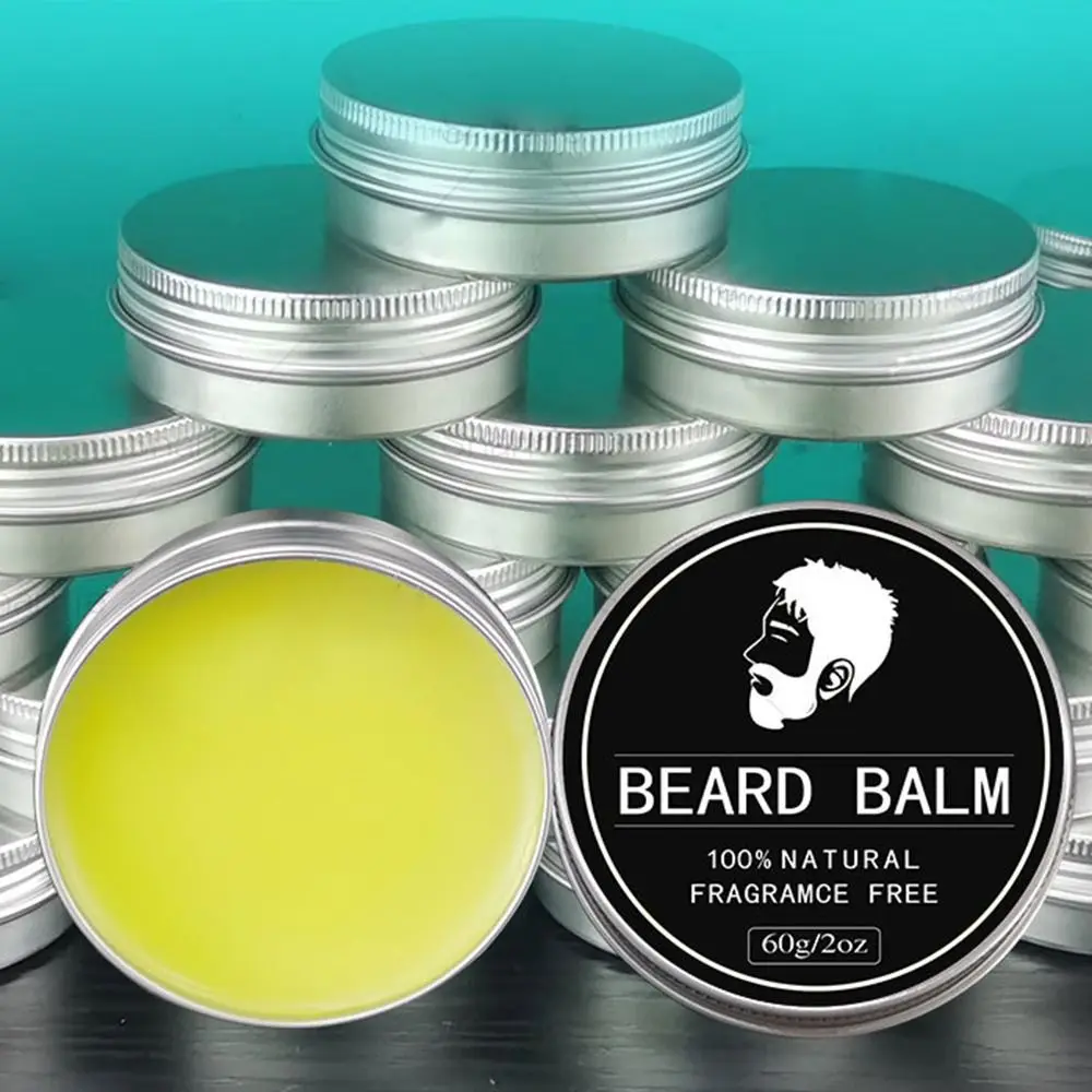 Beeswax Beard Conditioner Portable Smoothing Natural Beard Cream Not Greasy Handmade Soap Organic Moustache Wax Beard Care 100% natural moisturizing men beard oil for styling beeswax smoothing gentlemen beard care conditioner 10ml