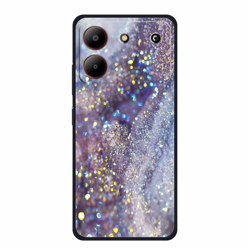 Marble TPU Soft Silicone Back Cover - Colorful Phone Case