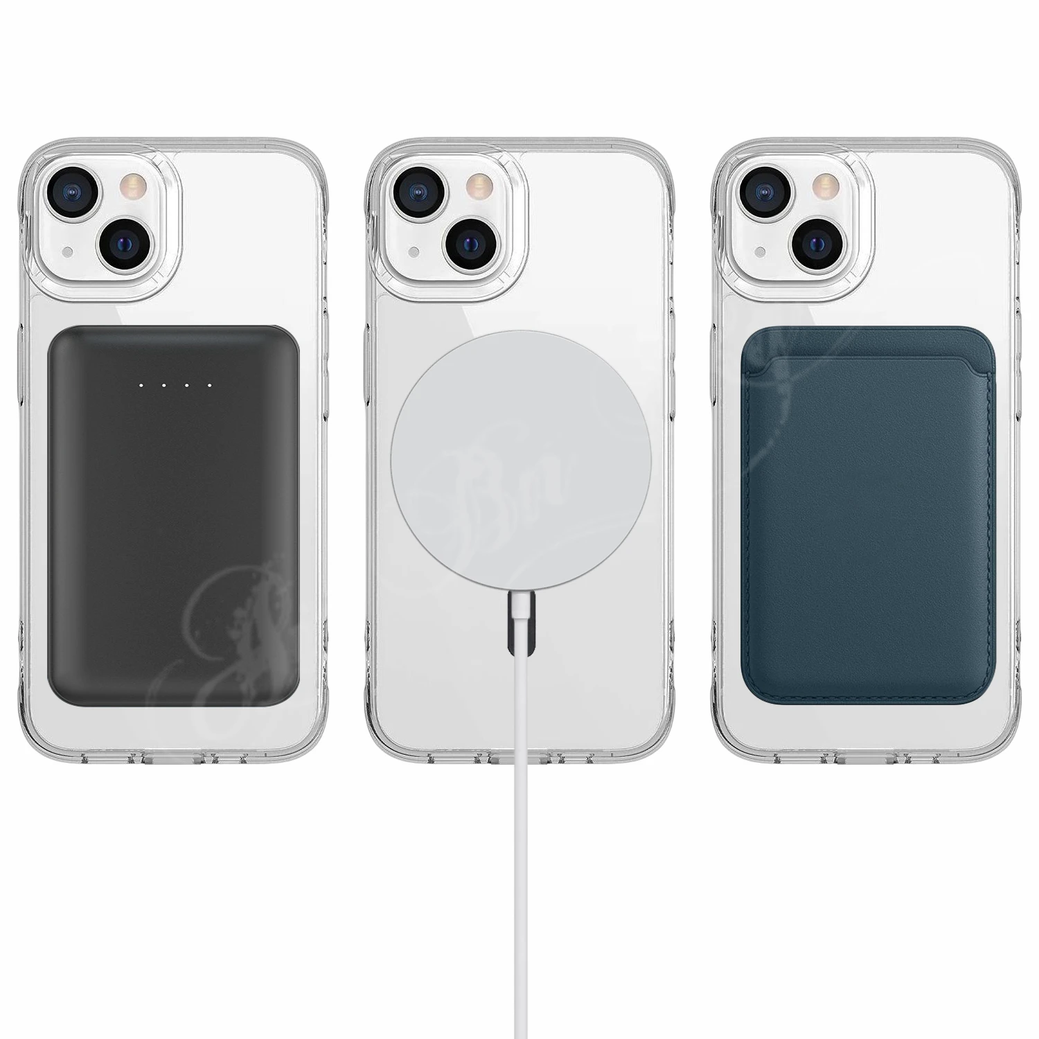 100 Metal Ring For Magsafe Wireless Charger For iphone 14 Pro Max 13 Mini 12 Universal Magnetic Car Mount Holder Plate Sticker
