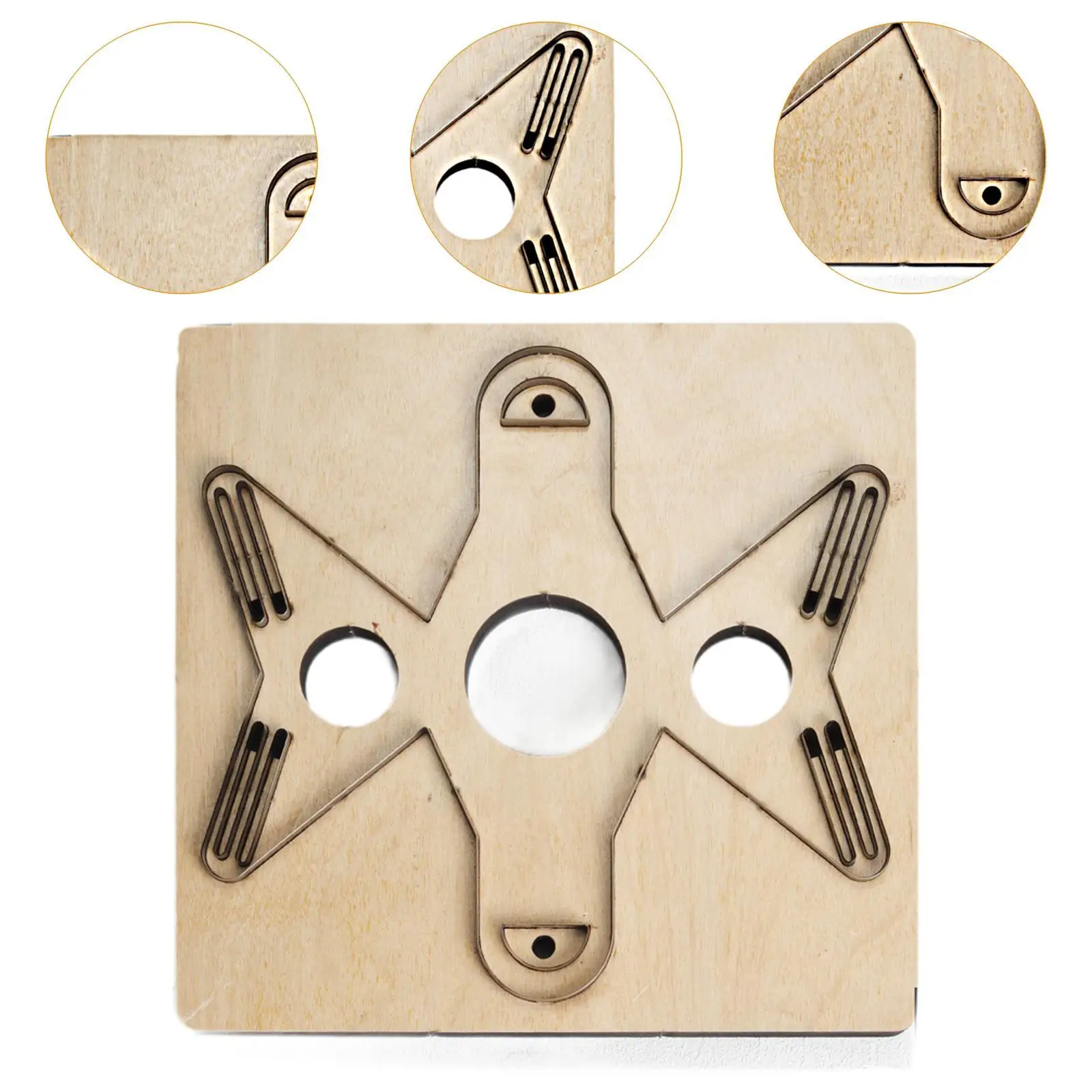 Wooden Leather Cutting Die Punch Tool Hand Tool Handmade Simple to Use Leather Cut Model Portable Tailor Home Use
