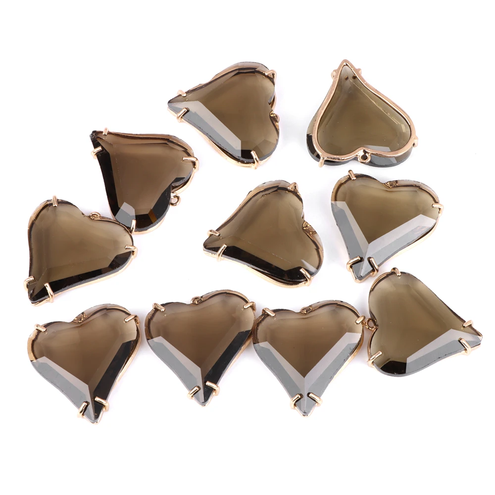 Mode Kristall Anhänger Transparent Druzy Quarz Charms Wishing Stein Glas Anhänger Für Schmuck Machen DIY Halskette – Detail 22