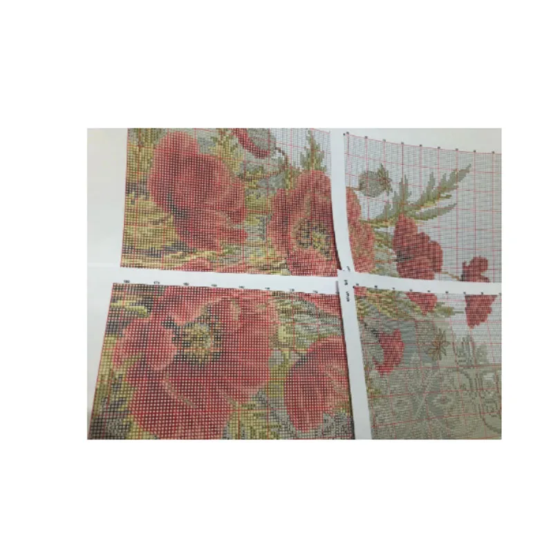 플라스틱 캔버스 원단 DIY 수제 바느질 자수 뜨게 공예, 여름 아이스 음료 크로스 스티치