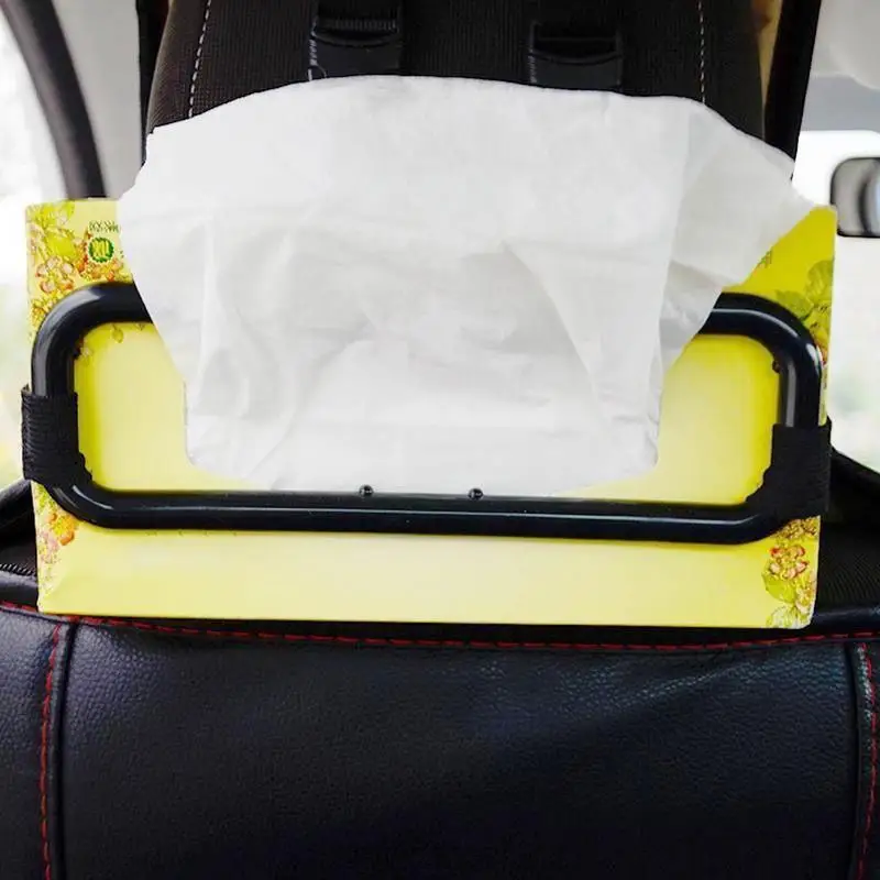 1pc Universal Car Organizer Pouch Holder With Adjustable Strap For Handkerchiefs Tissues And Organizer Pouches