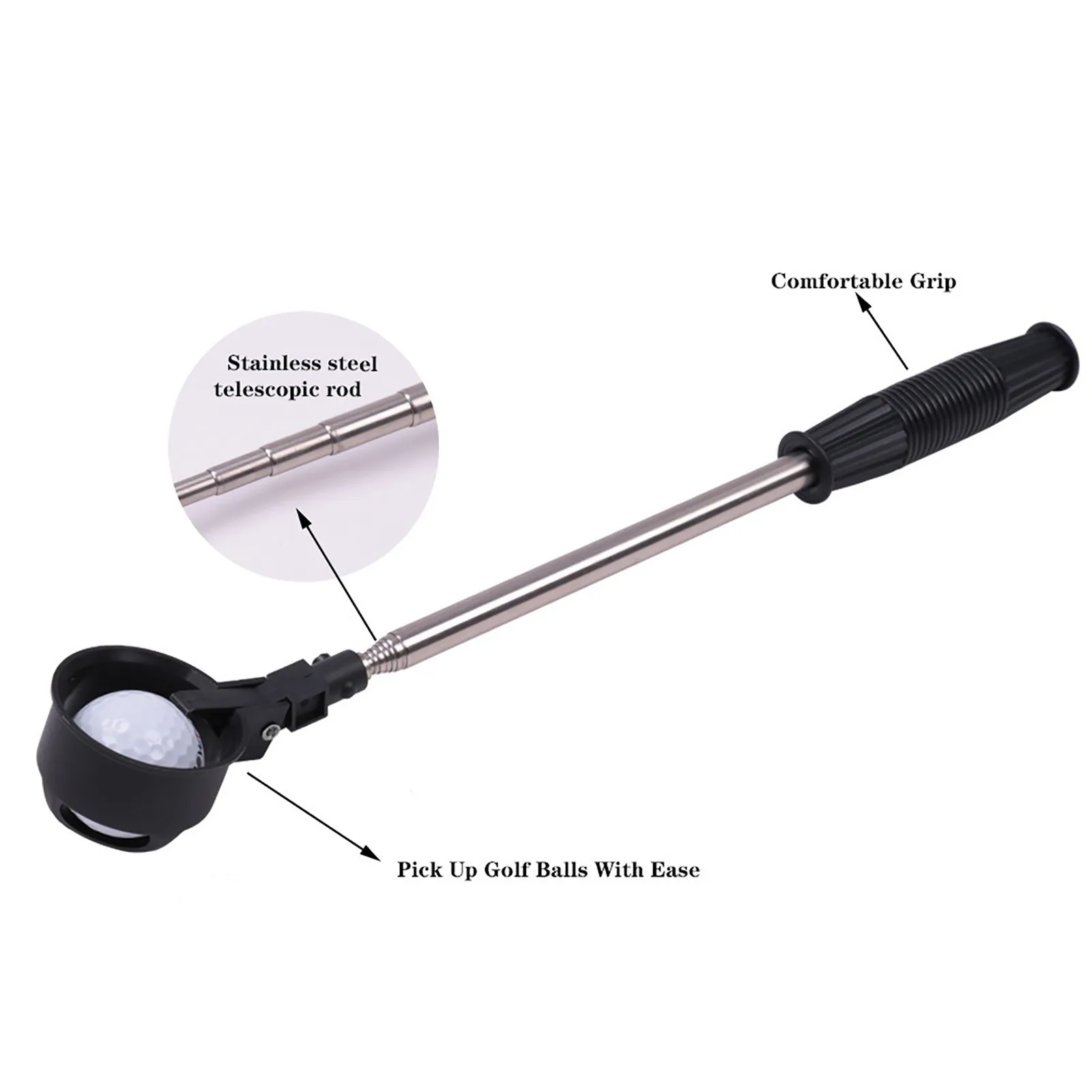 Retractable Portable Golf Ball Picker 6