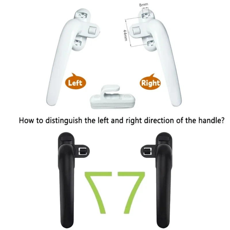 Universal Casement Window Handle Door Handles Wheel Lock with Buckle Aluminum Alloy Turning Handles for Furniture Supplies Hardware window handles,furniture handles