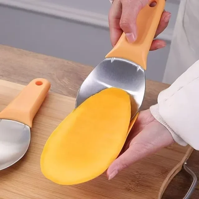 Hot Multifunctional Mango Spoon Mango Knife Cutting Granule Tool Peeler Peeler Mango Avocado Scoop Kitchen Fruit Tool 2