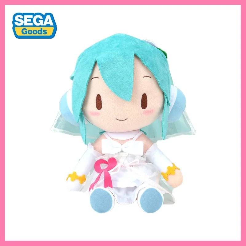 original-sega-hatsune-miku-plush-toys-hanayome-fufu-miku-wedding-dress-dolls-reprint-kawaii-anime-plush-toys-for-girls-gift