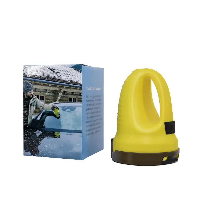 Portable Electric Car Ice Snow Scraper USB Rechargeable Ice Scraper for Auto Winter Windshield Glass Defrost Tool